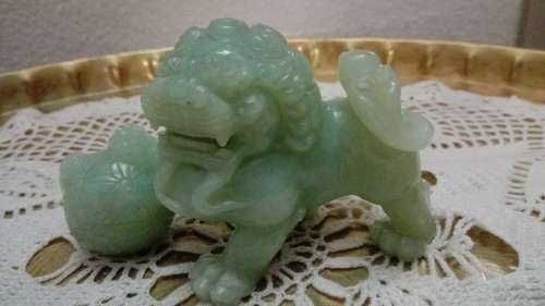 Oriental Lion Figurine Jade????