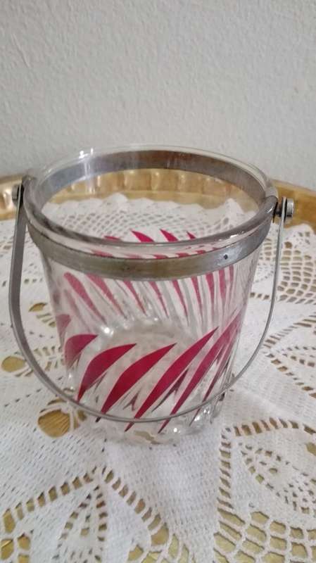 Stained glass ice bucket