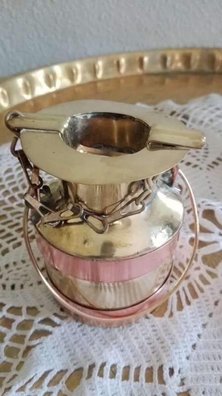 Copper milk can