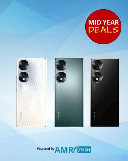 Brand new Honor 70 5G 256GB - Crystal Silver. Sealed device.