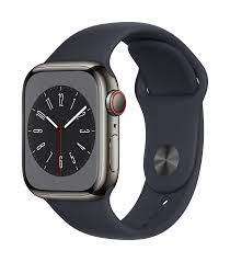 Apple Watch Series 8 GPS + Cellular 45mm. Midnight Aluminium, Midnight Sport Band.