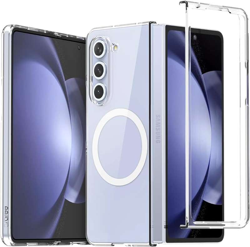 Samsung Z Fold5 MagSafe  Impact Proof Clear Case Cover