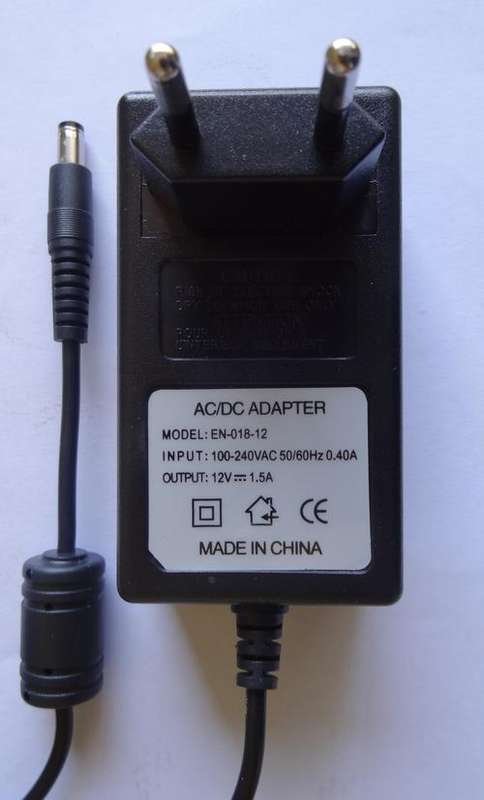 12Volt Power supply 1.5Amp