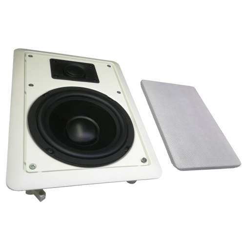 VIPER 6` COAXIAL CEILING SPEAKER 2WAY RECTANGULAR CEILING SPEAKER QUICK FIT WITH CROSSOVER