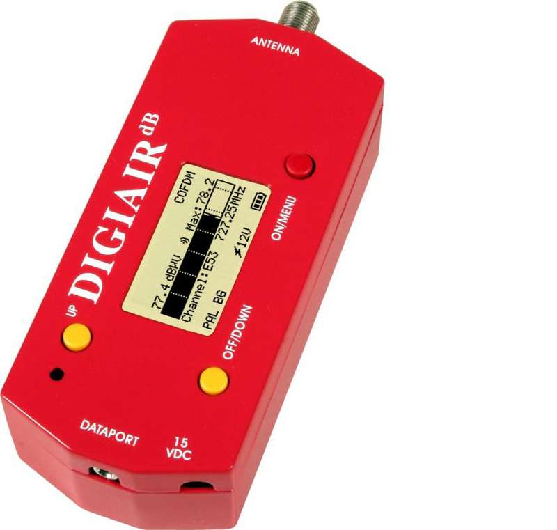 DIGIAIR dB  - Meter for DVB-T & analogue terrestrial installations