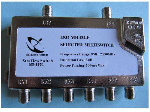 2x6 MultiSwitch  (XtraView)  for HD PVR