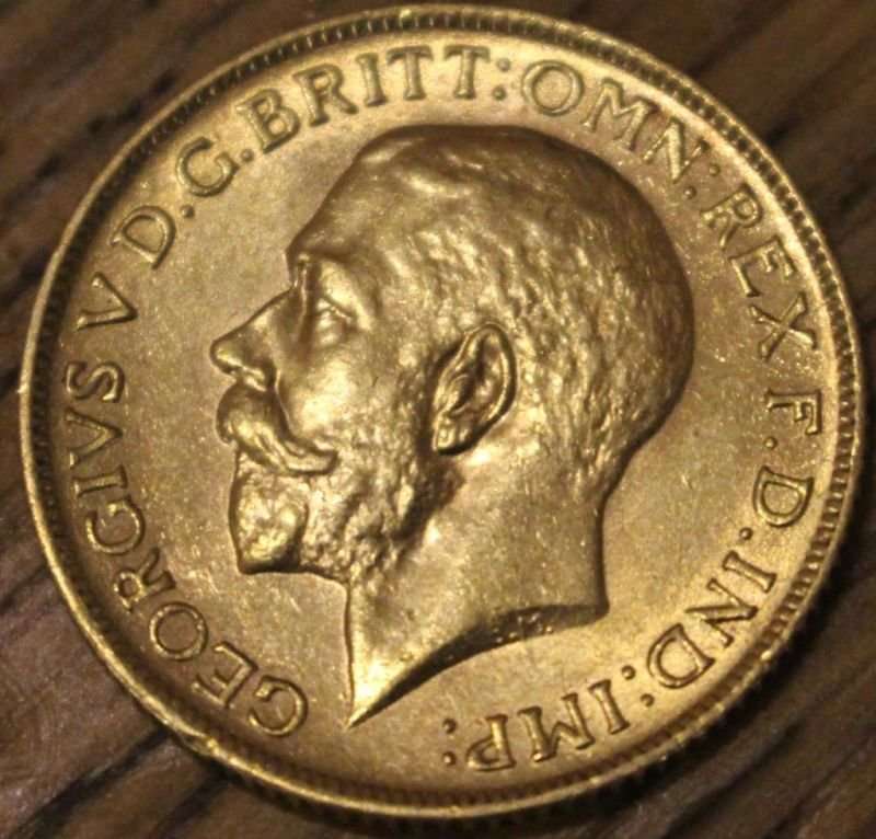 1913 gold sovereign
