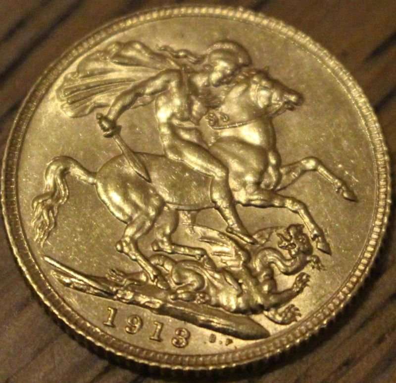 1913 gold sovereign