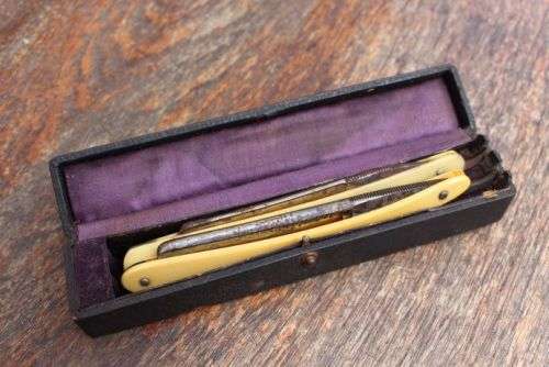 Solingen cutthroat razor set