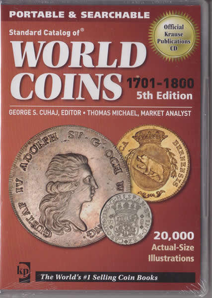 Standard Catalog of World Coins 1701-1800 5th Ed (CD)