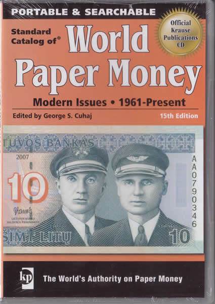 World Paper Money Modern Issues 15th Ed (CD)