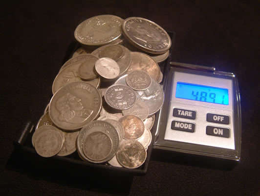 Pocket jewelers scale.  Essential tool for determining gold and silver value. by www.fine999.com