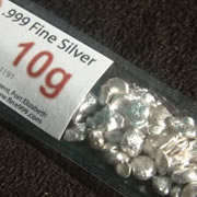 10g .999 Fine Silver Granules