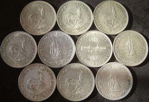 50% Silver South African legal tender coin by fine999.com