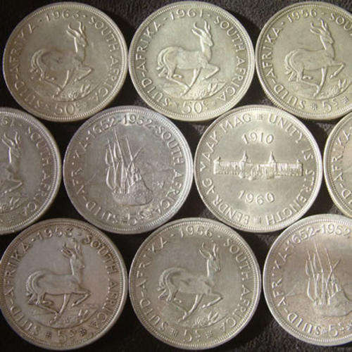 50% Silver South African legal tender coin by fine999.com