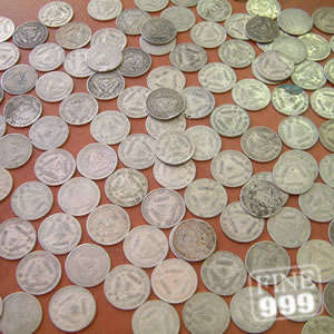 Silver Tickeys in 80 % South African bullion coin - per gram