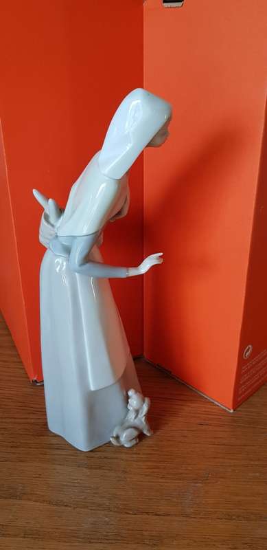 Lladro "Shepardess with dog"