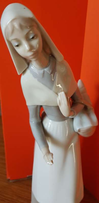 Lladro "Shepardess with dog"