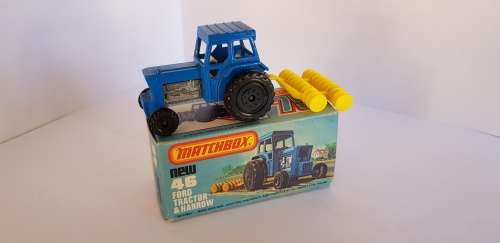 Matchbox 75 series Ford Tractor & Harrow no. 46