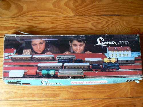 Lima boxed railway train set HO