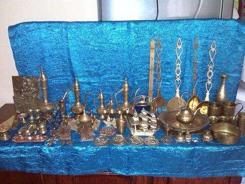 Huge lot of brass items