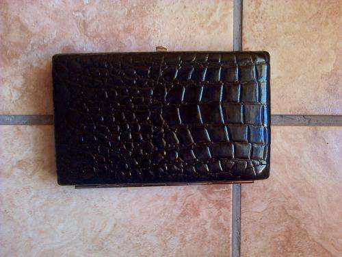 ***Black clutch purse in box**