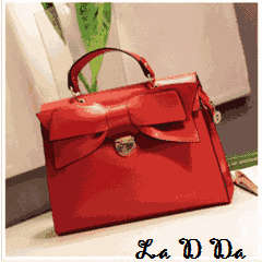 BLACK Bow Bag