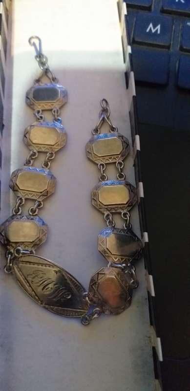 Vintage Sterling Silver Bracelet - (11g)