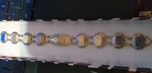 Vintage Sterling Silver Bracelet - (11g)