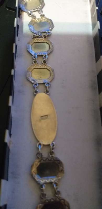 Vintage Sterling Silver Bracelet - (11g)