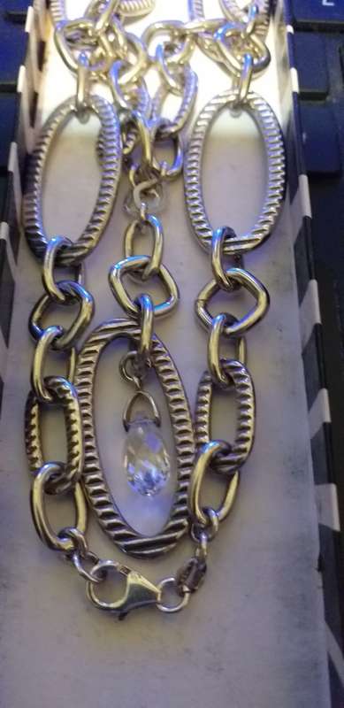 Sterling Silver Necklace - (25.5g)