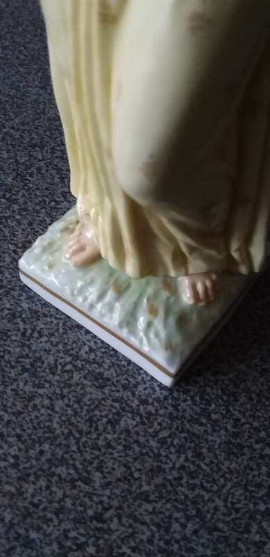 Rare Antique 19thc Berlin KPM Porcelain Figurine Of A Goddess