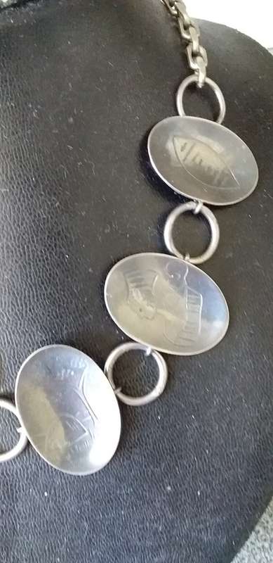 Vintage Birger Haglund Sterling Silver Necklace - (54.7g)