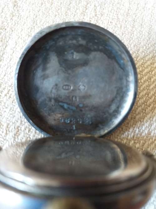 Antique Sterling Silver Trench Wrist Watch - (circa 1915)