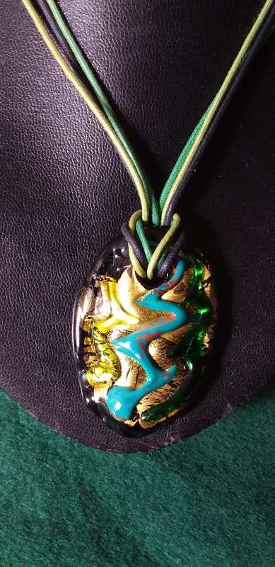 Murano Glass Pendant Necklance