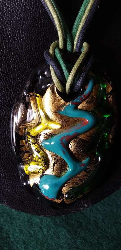 Murano Glass Pendant Necklance