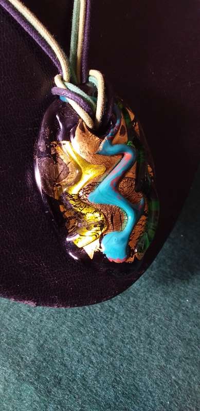 Murano Glass Pendant Necklance
