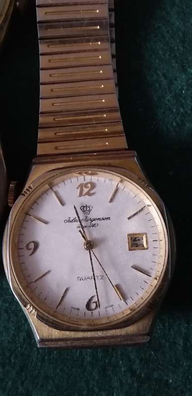 Job Lot Of Four Vintage Men`s Wrist Watches For Spares Or Repairs - (All Not Working)