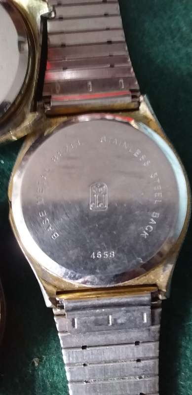 Job Lot Of Four Vintage Men`s Wrist Watches For Spares Or Repairs - (All Not Working)