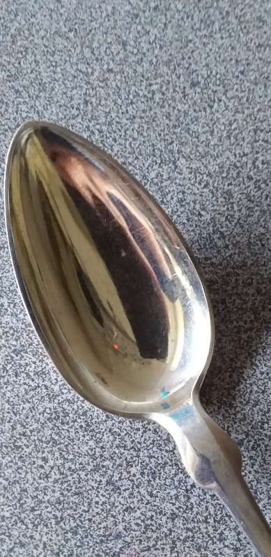 Antique German Silver Serving Spoon -(63g) - No2