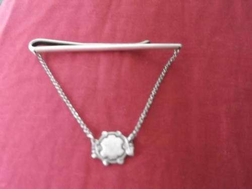 Antique Silver Tie Clip