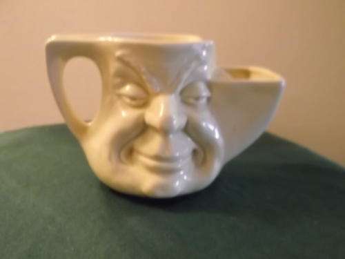 Vintage Sandland Ware Double Sided Shaving Mug