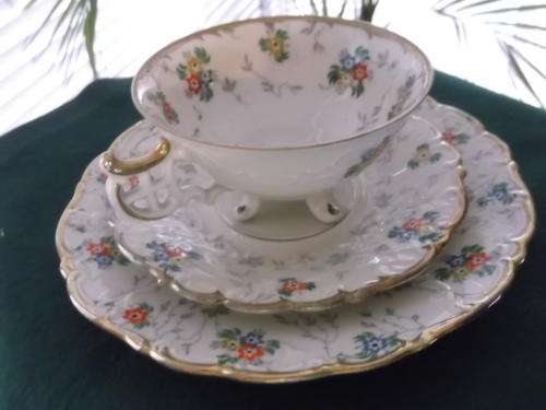 Antique/Vintage German Porcelain Trio