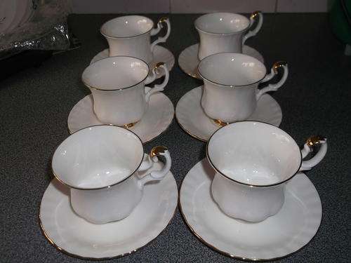 Royal Albert Coffee Cup And Saucer x 6 (Bid Per Cup And Saucer To Take All 6)