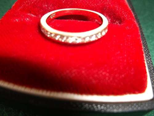 9ct Gold And Diamond Eternity Ring