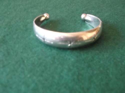 Sterling Silver Cuff Bangle From Mexico