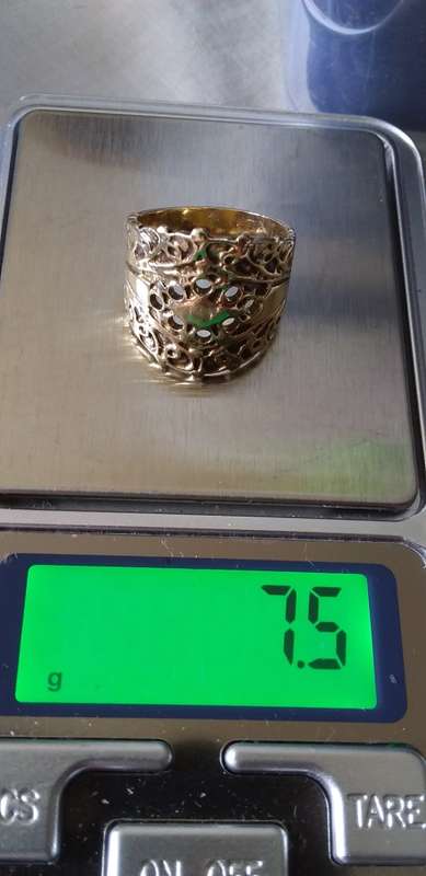 Vintage Chunky 9ct Gold Ring - (Not Scrap) 7.5g
