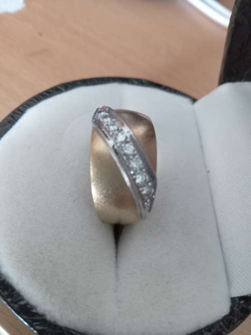 Vintage 18ct Gold And Diamond Ring