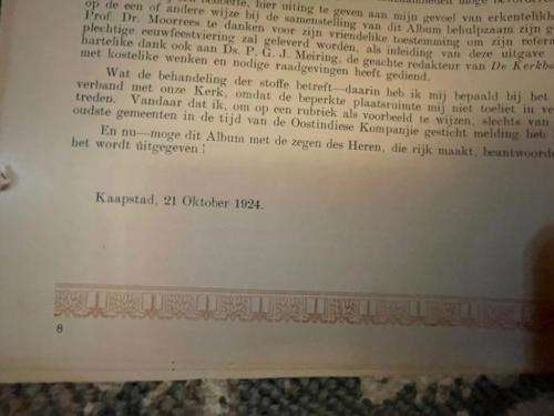 Eeuwfeest Album van die Nederduits Gereformeerde Kerk Zuid-Afrika 1824-1924