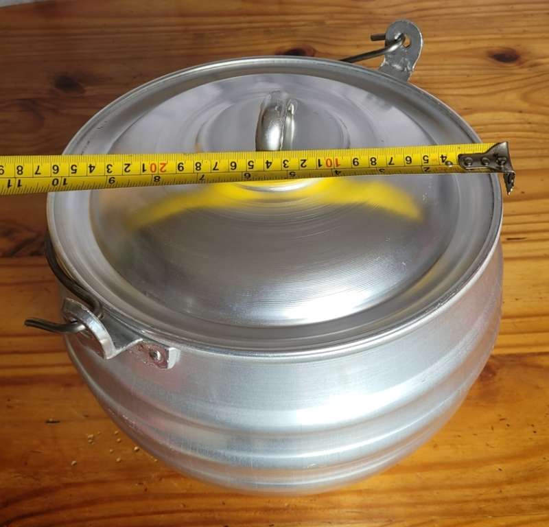 13 L Aluminium Potjie Pot